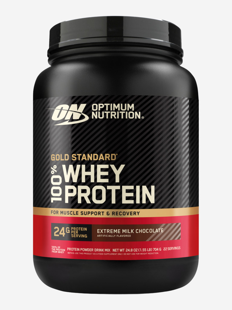 Протеин Optimum Nutrition Голд Стандарт 100% Вей, 704 г, Молочный Шоколад