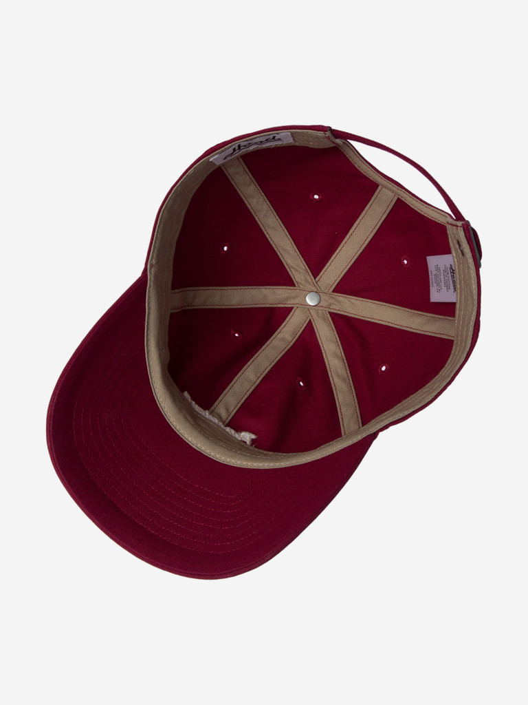 Бейсболка HOOD 136-CTW056-CA021-RD Pasadena Microscript Dad (малиновый)