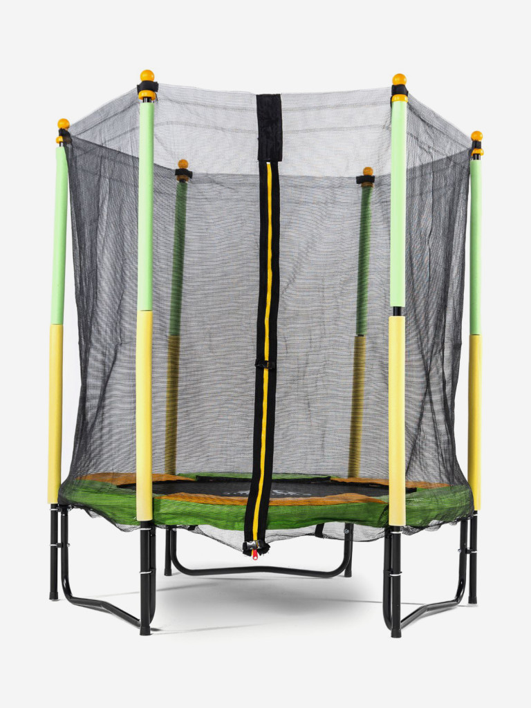 Батут DFC JUMP KIDS 55" зелено-желтый