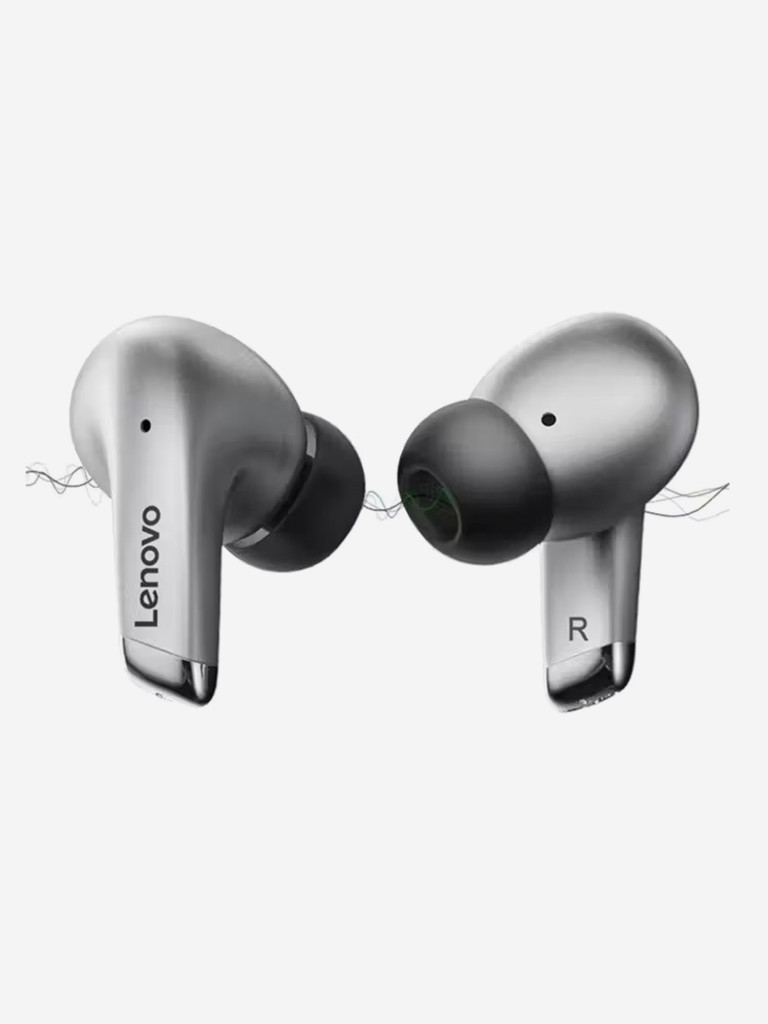 Беспроводная Bluetooth-гарнитура Lenovo LP5 Спортивная игровая гарнитура TWS Bluetooth 5.0 с микрофоном серые