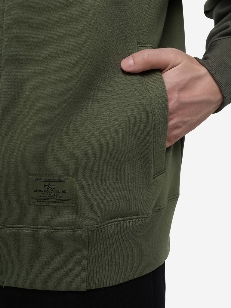 Толстовка с капюшоном на молнии Utility Pocket Full Zip Up Alpha Industries