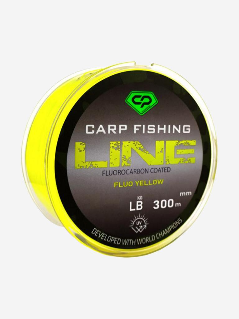 Леска Fluorocarbon Coated Fluo Yellow CARP PRO 300м 0,309мм