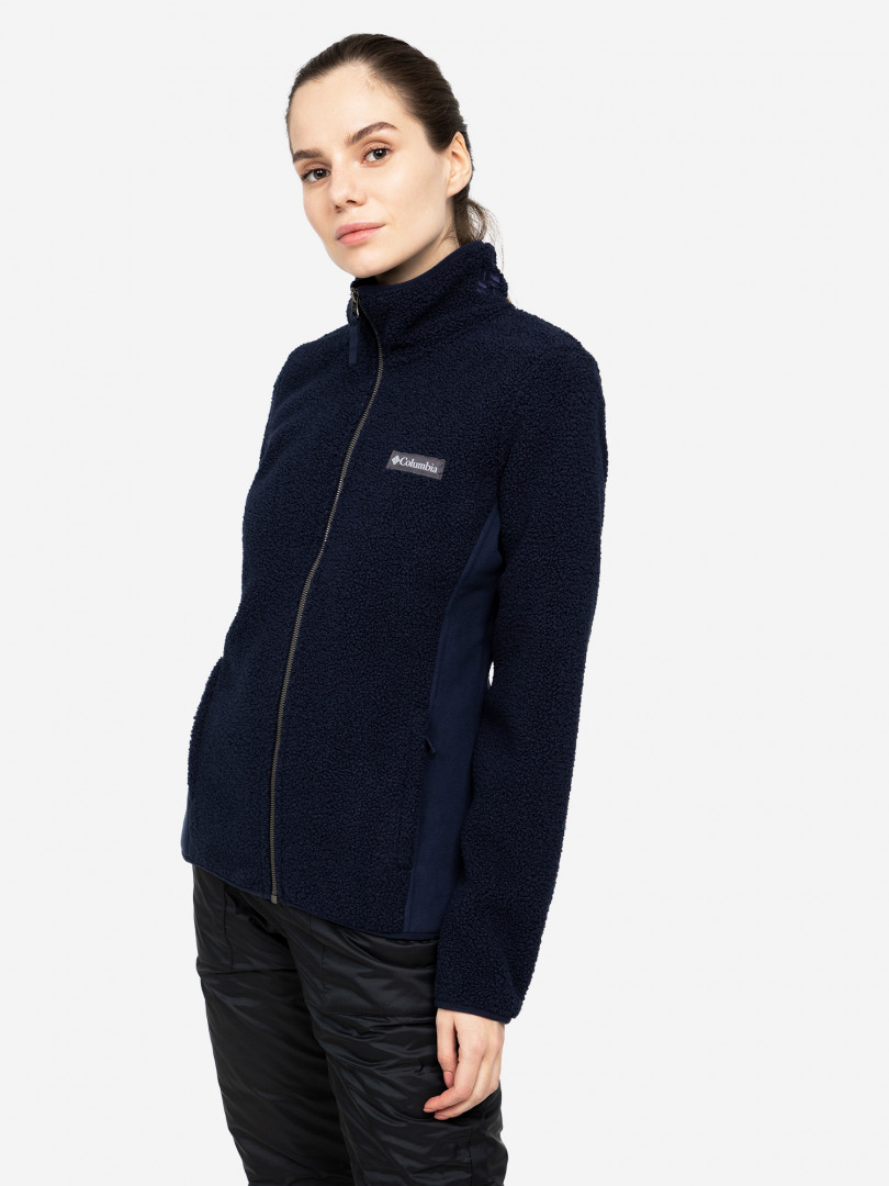 фото Джемпер флисовый женский columbia panorama full zip, синий