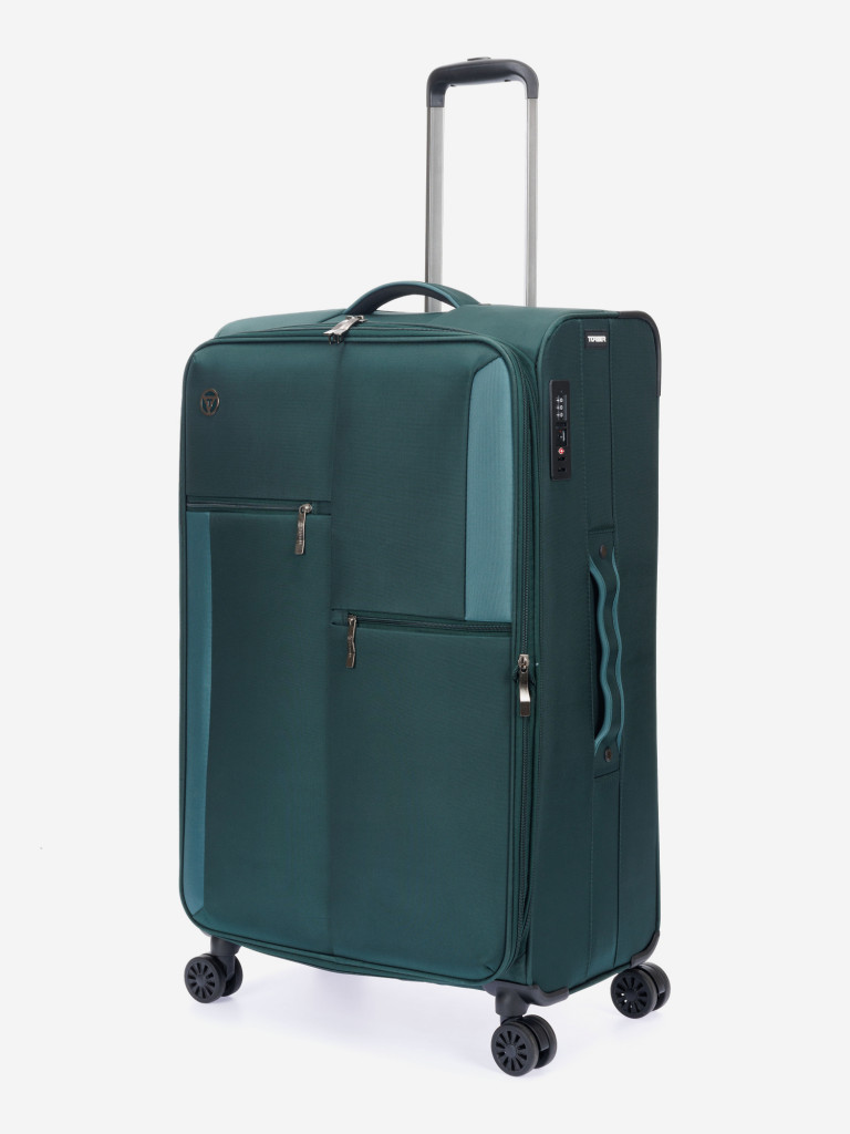 Чемодан TORBER Seyd, нейлон 600D, 48 х 26,5 х 78 см, 85 л