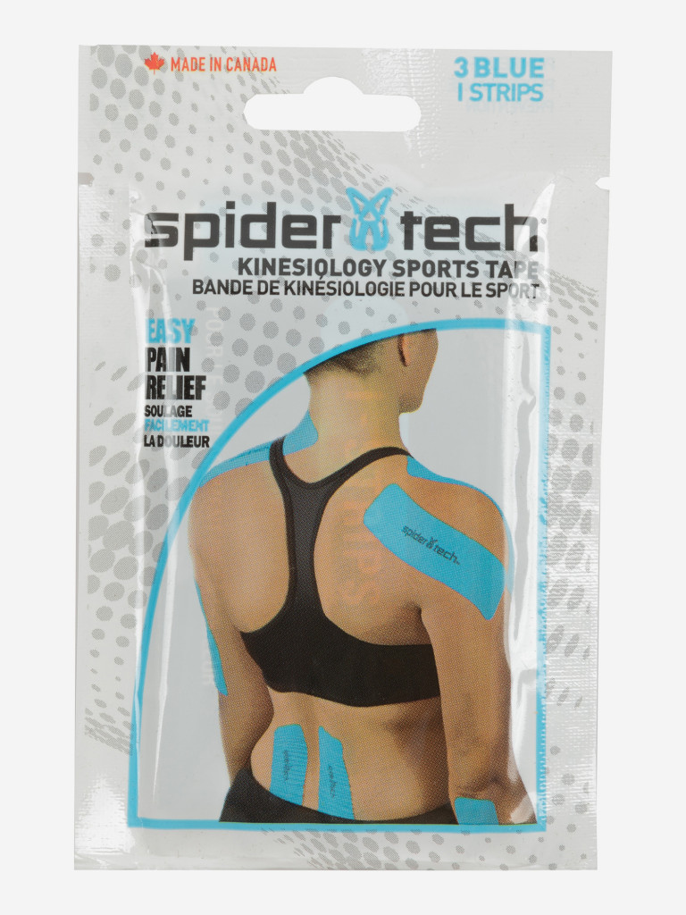Тейп преднарезанный SpiderTech, 3 шт.