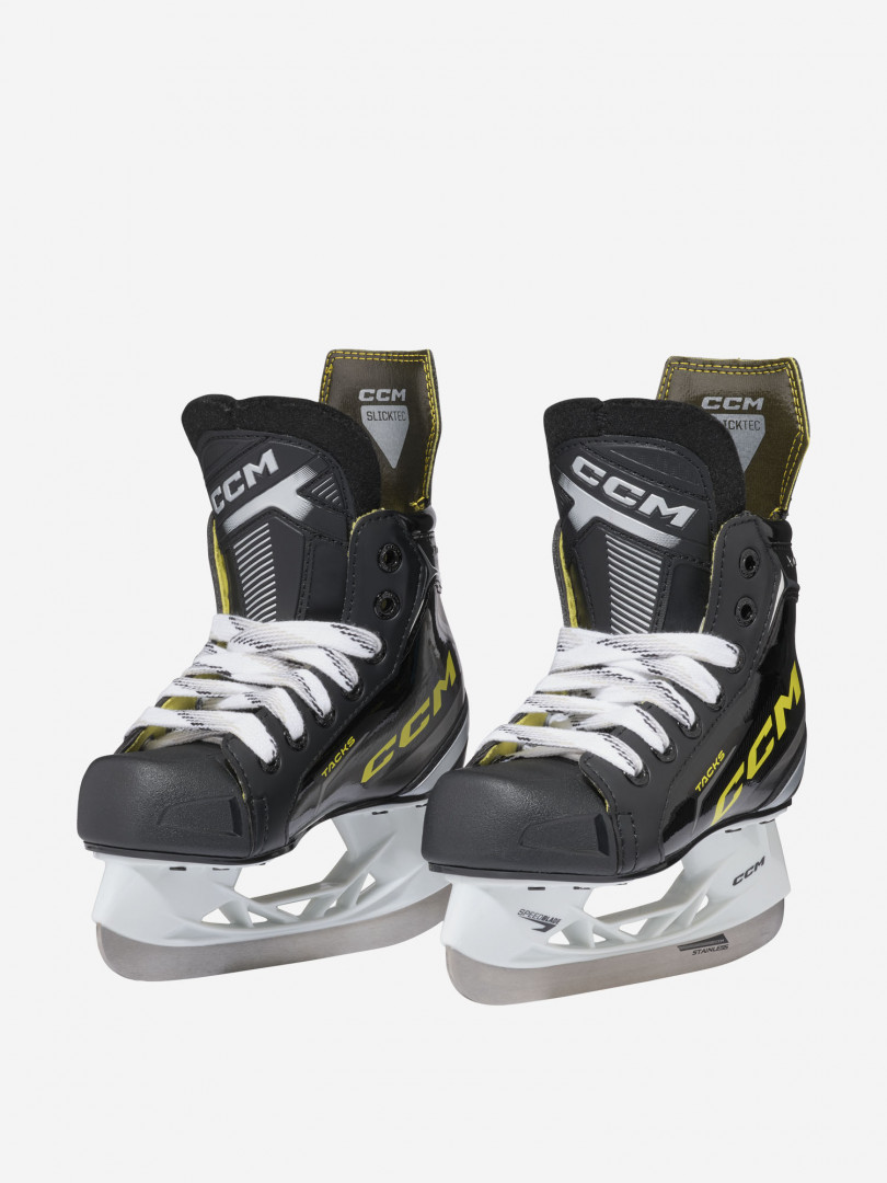 Коньки хоккейные детские CCM Tacks XF 80 YTH 31568750299 Черный, размер 31,28.5,25,26, фото 1