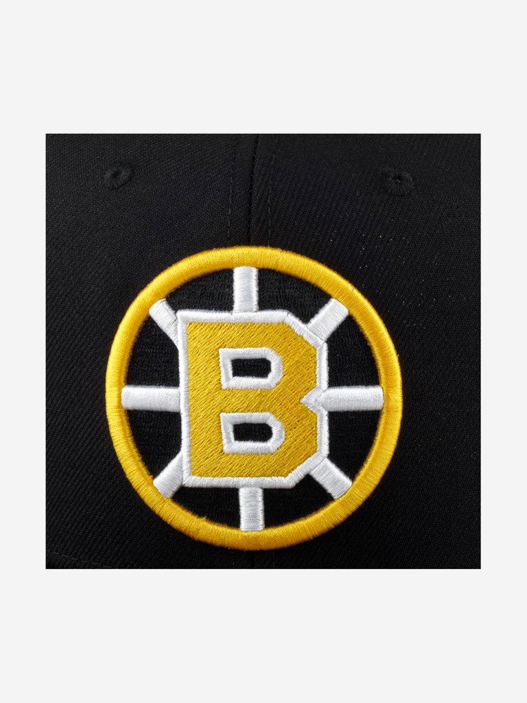 Бейсболка с прямым козырьком MITCHELL NESS 6HSSDX22015-BBNBLCK Boston Bruins NHL (черный)