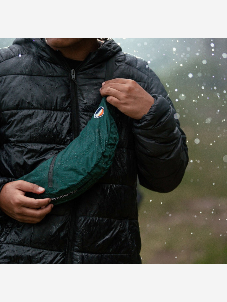 Сумка TICKET TO THE MOON sling bag Water Resistant, Green