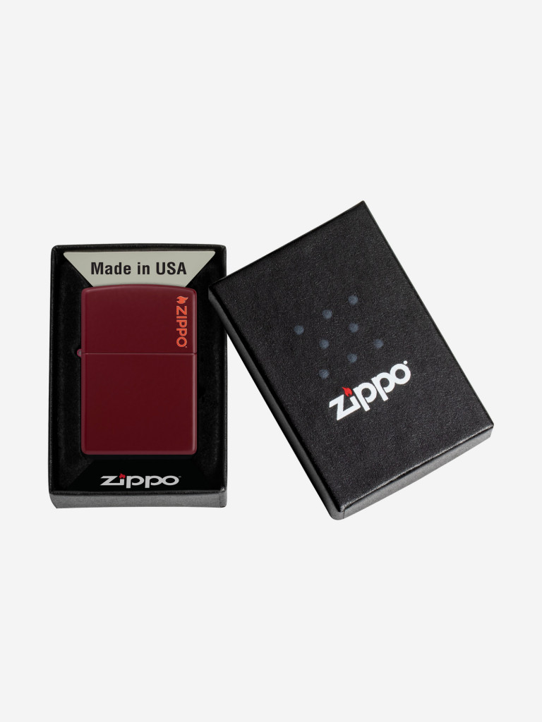 Зажигалка бензиновая ZIPPO 46021ZL Classic Logo Merlot