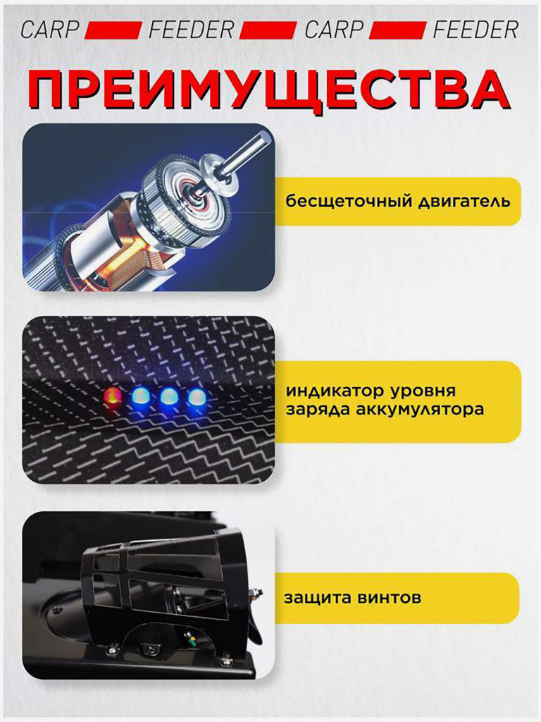 Прикормочный кораблик VYDRA Turbo Black