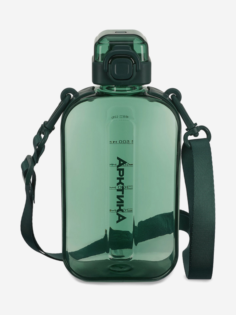 Бутылка тритановая 750 мл с регулируемым ремешком, хвоя