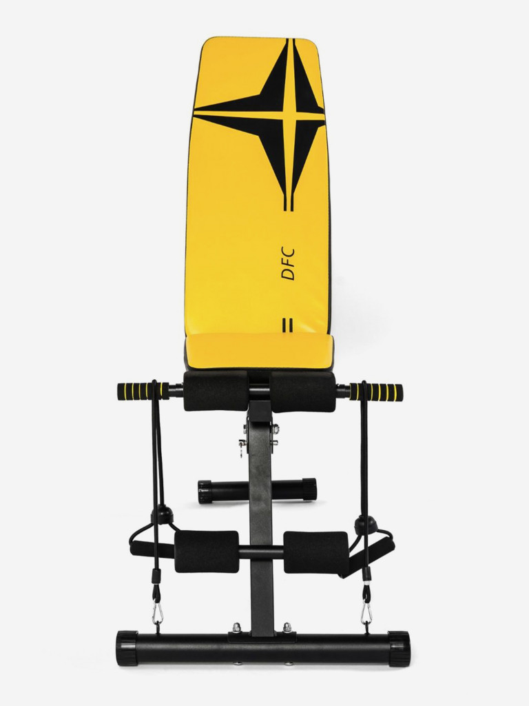 Скамья универсальная с эспандерами DFC D008Y