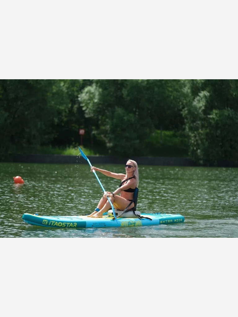 Сапборд надувной iTaoStar Daisy Elegant blue, 350x89x15 см