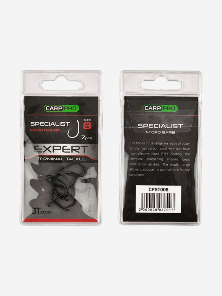 Крючок CARP PRO Teflon Specialist №8 7шт