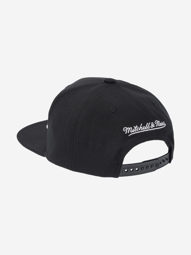 Бейсболка с прямым козырьком MITCHELL NESS HS8546-SJSBLCK San Jose Sharks NHL (черный)