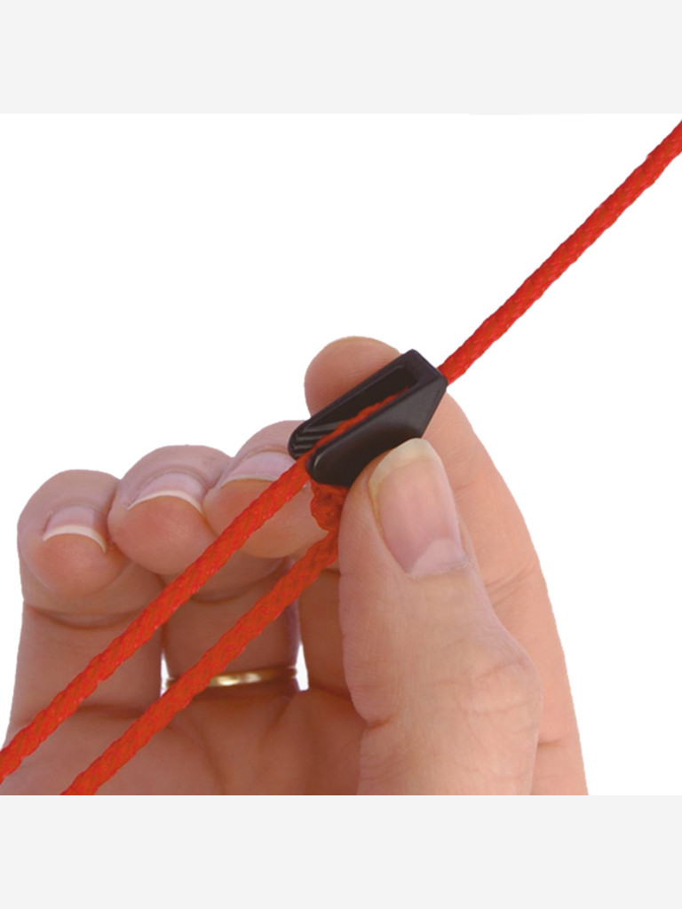 Набор натяжителей оттяжек палатки SwissPiranha Mini Line Runners, Black (8 шт)