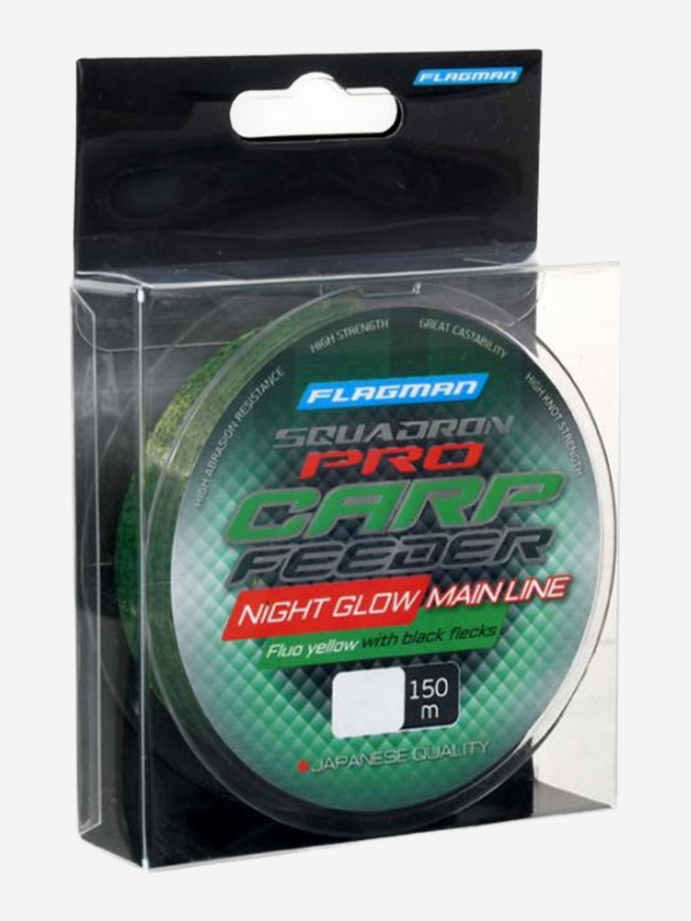 Леска Squadron Pro Carp Feeder Night Glow Line FLAGMAN 150м 0.315мм