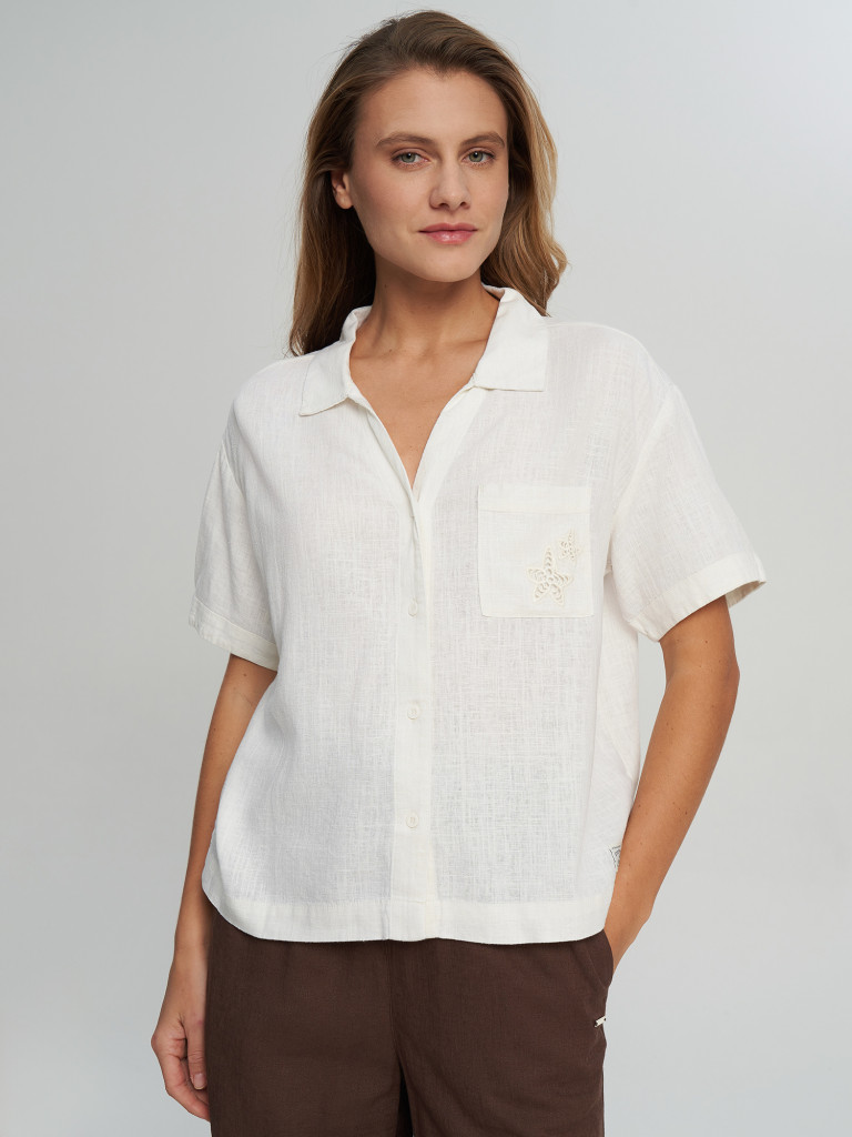 Рубашка с коротким рукавом женская оверсайз Protest