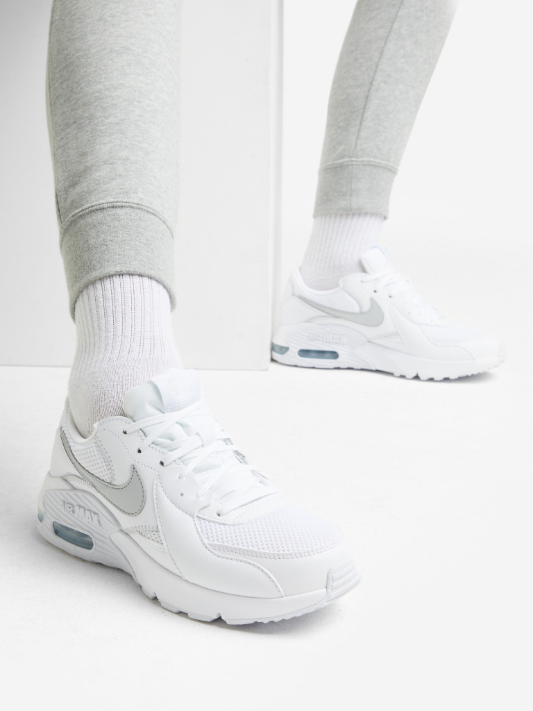 Nike air max leather womens white hotsell