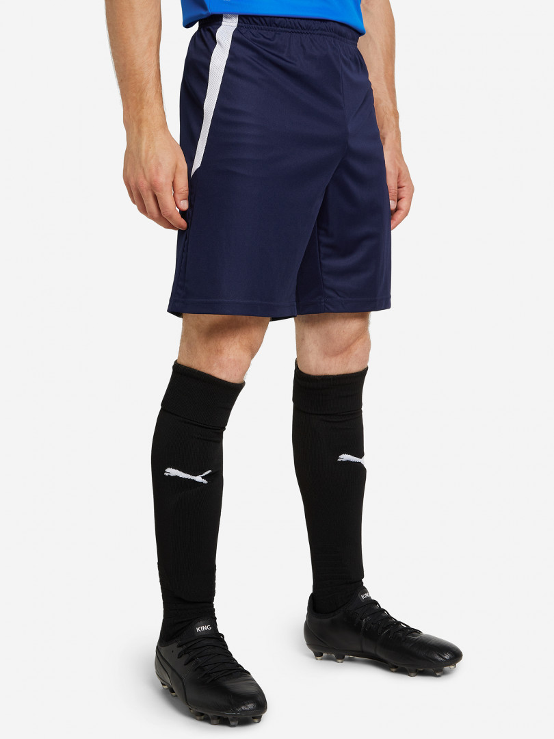 фото Шорты мужские puma team liga, синий
