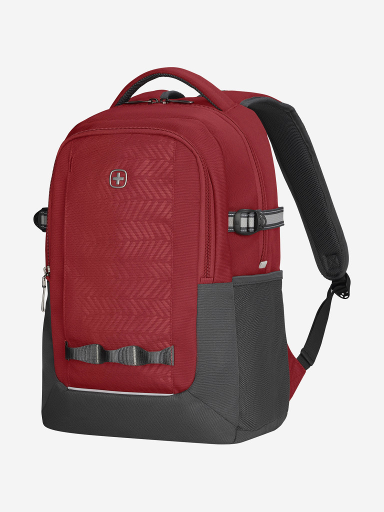 Рюкзак WENGER NEXT Ryde 16", красный/антрацит, переработанный ПЭТ/Полиэстер, 32х21х47 см, 26 л.
