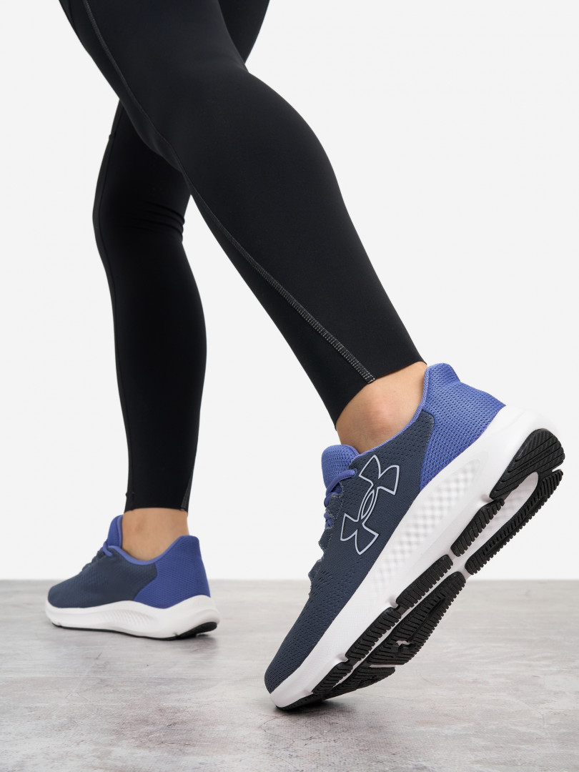 фото Кроссовки женские under armour charged pursuit 3, синий