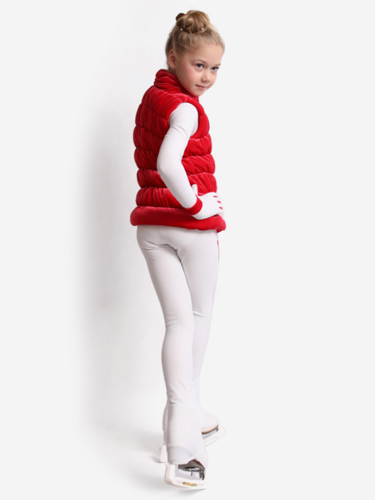 Жилетка для фигурного катания детская бархатная IceDress