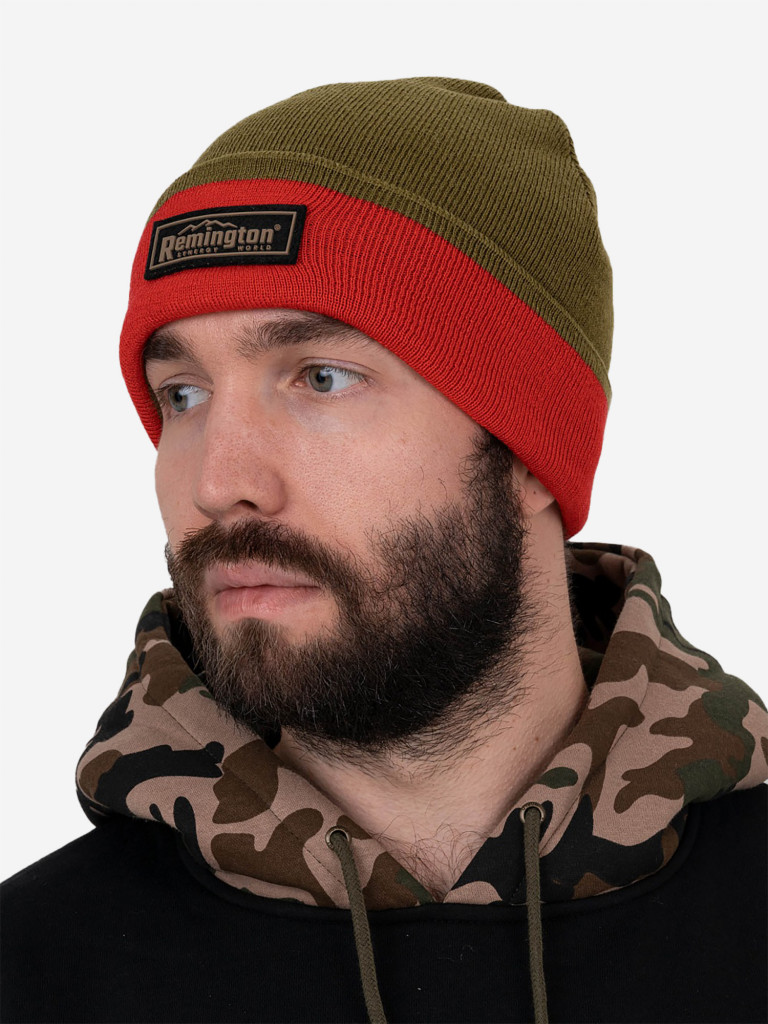 Шапка Remington двусторонняя Тight knit brown