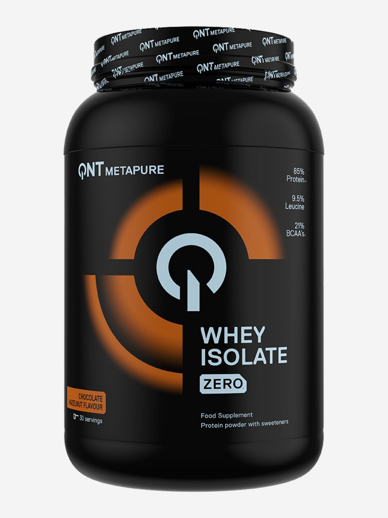 Изолят сывороточного протеина без лактозы QNT Metapure Whey Isolate Zero 908g Choco Hazelnut