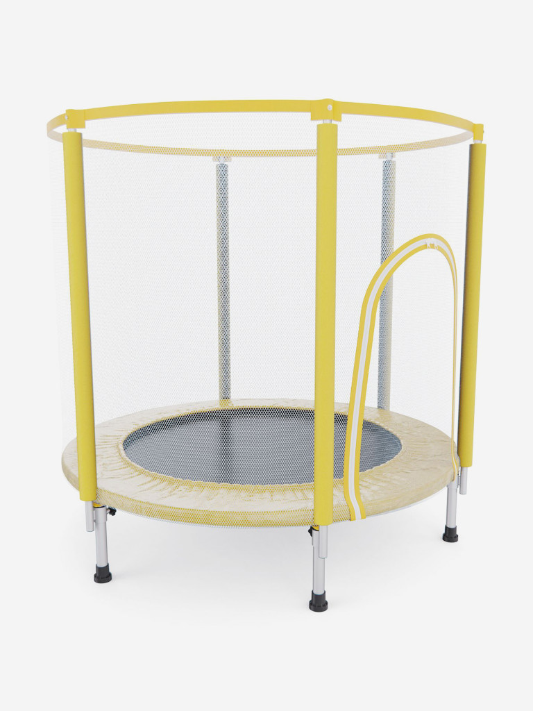 Батут детский DFC FOLDING 40" желтый с сеткой