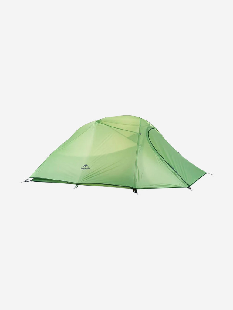 Палатка Naturehike Сloud up 2 NH17T001-T 210T двухместная с ковриком, зеленая, 6927595730577