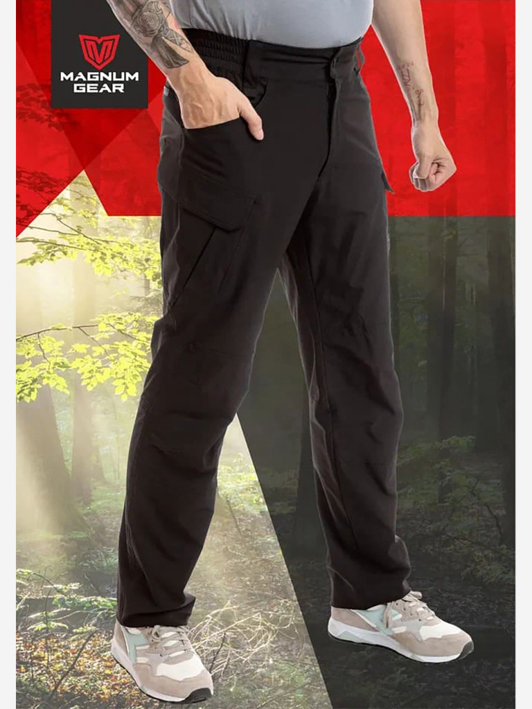 Брюки для охоты и рыбалки MAGNUM GEAR TREK FLEX черный