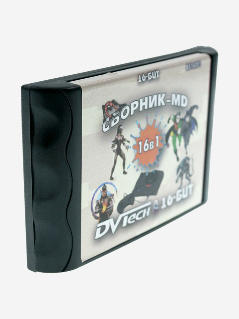 Картридж игровой DVTech 16 игр (на русском) 16bit