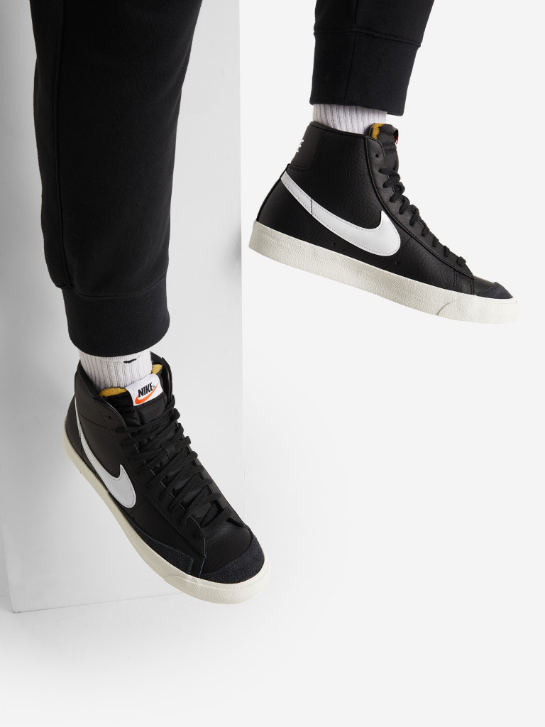 Nike blazer mid vintage homme noir online