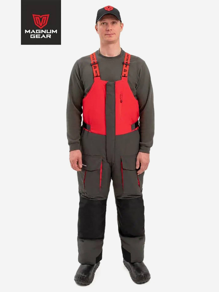 Костюм для рыбалки мужской MAGNUM GEAR TITAN 2 -45° С красный/графит