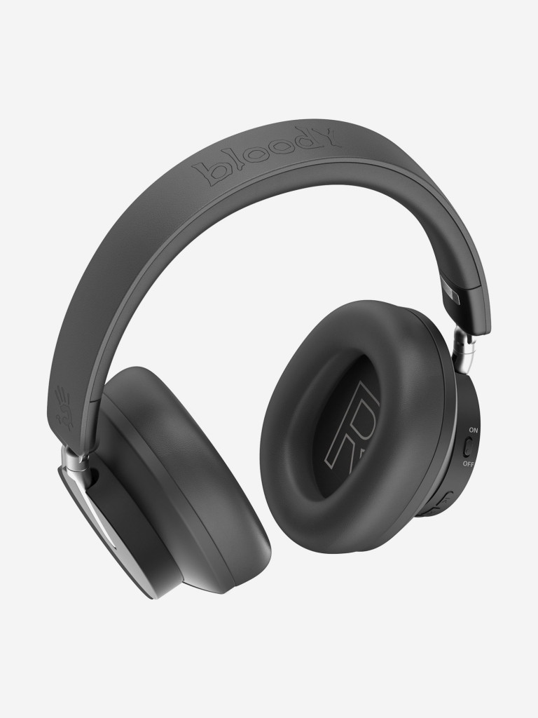 Наушники A4TECH Bloody MH390, 3.5 мм/Bluetooth, накладные, черный
