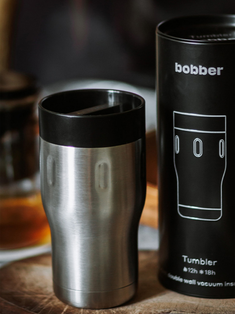 Термокружка вакуумная BOBBER Tumbler 350 мл, крышка 360, тепло до 6 часов, матовый