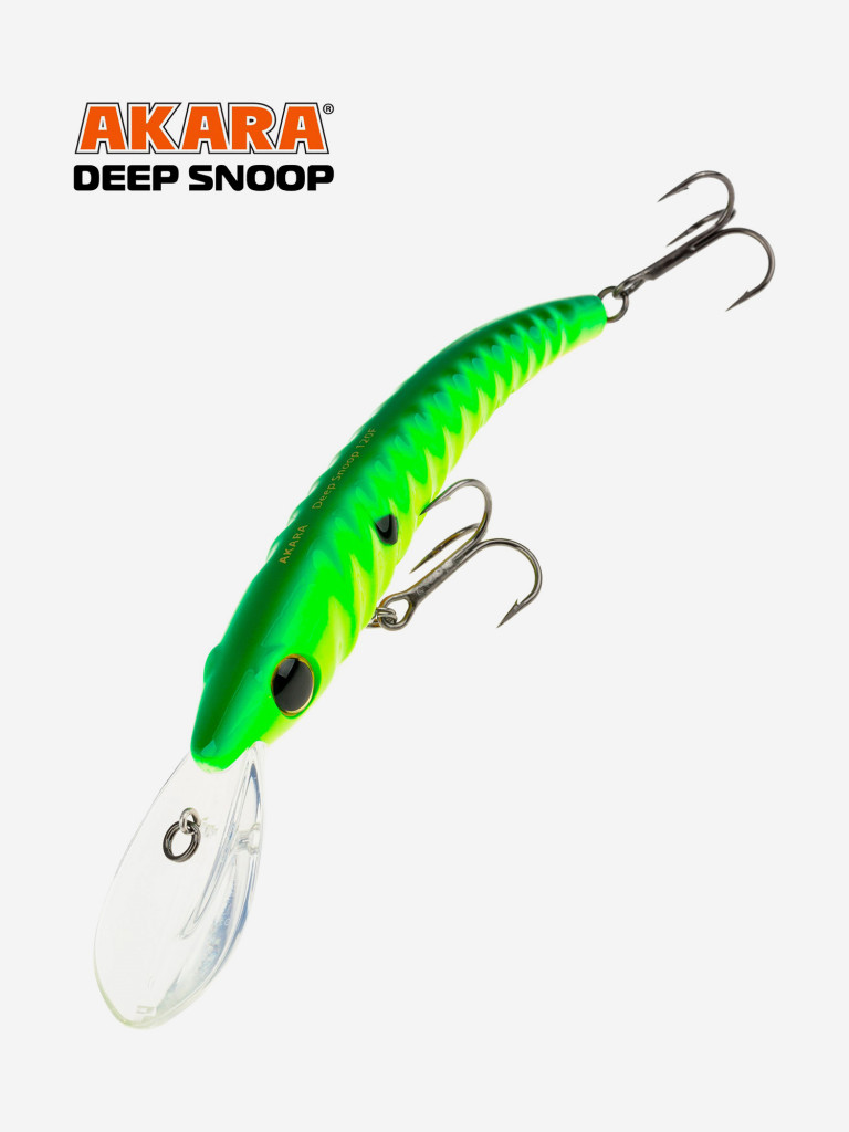 Воблер Akara Deep Snoop 120F минноу плавающий для троллинга на щуку, судака, сома 21гр A31