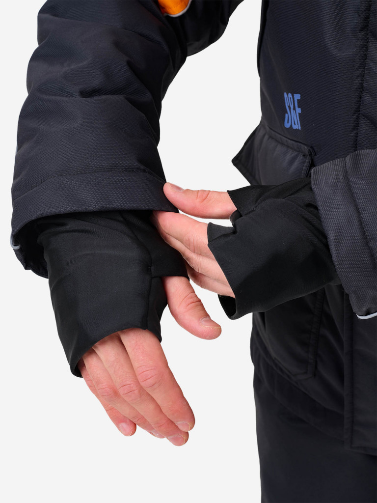 Костюм-поплавок Tritongear "Скиф" -40 Таслан, Черно-Оранжевый