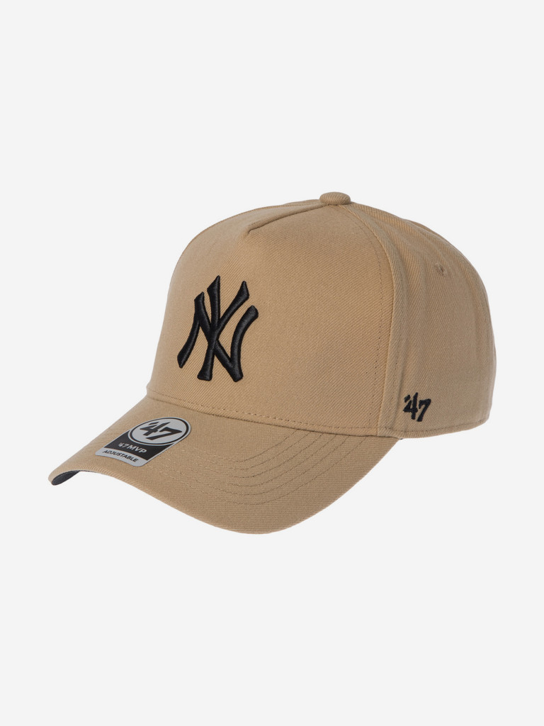 Бейсболка 47 BRAND B-MPDTP17WBP-KH New York Yankees MLB (бежевый)