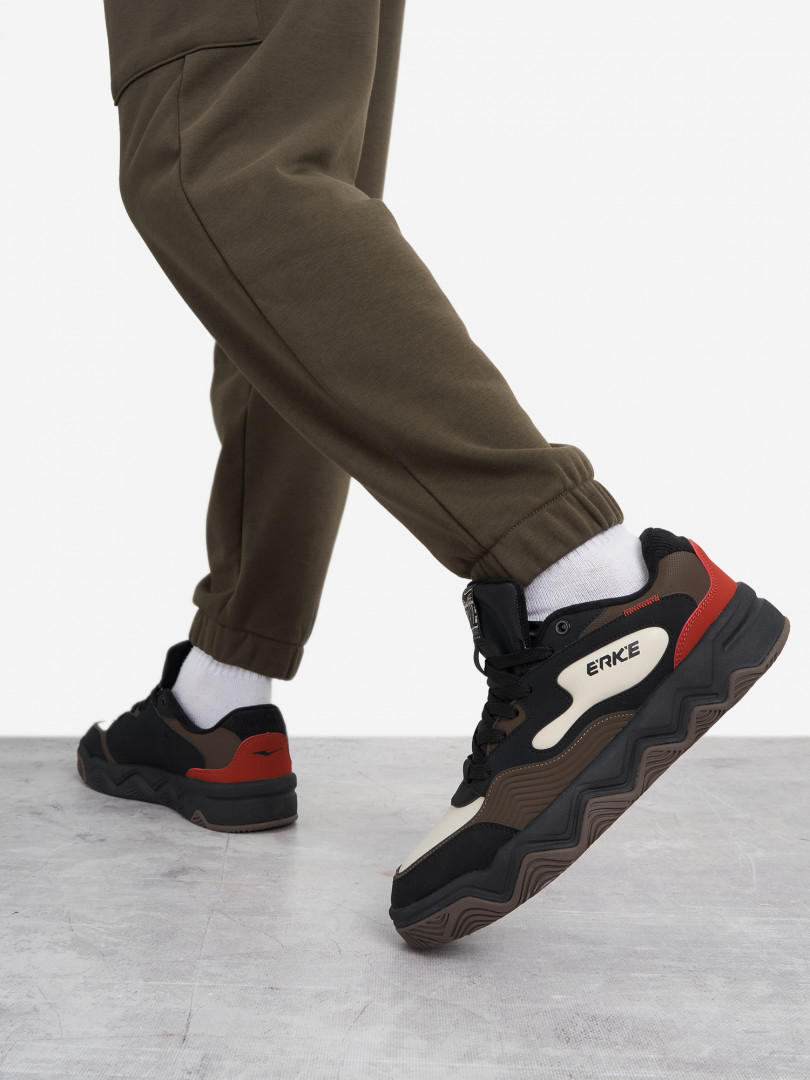 Кеды утепленные мужские Erke Skateboard, Черный