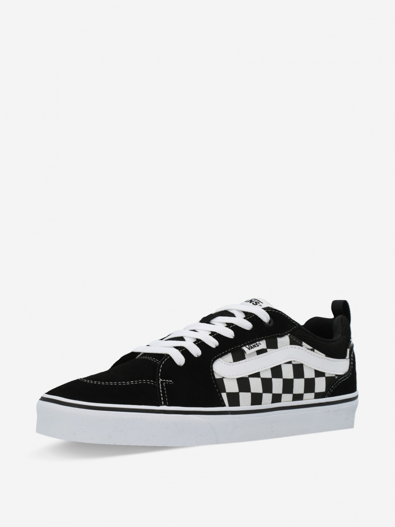 фото Кеды мужские vans mn filmore (checkerboard), черный