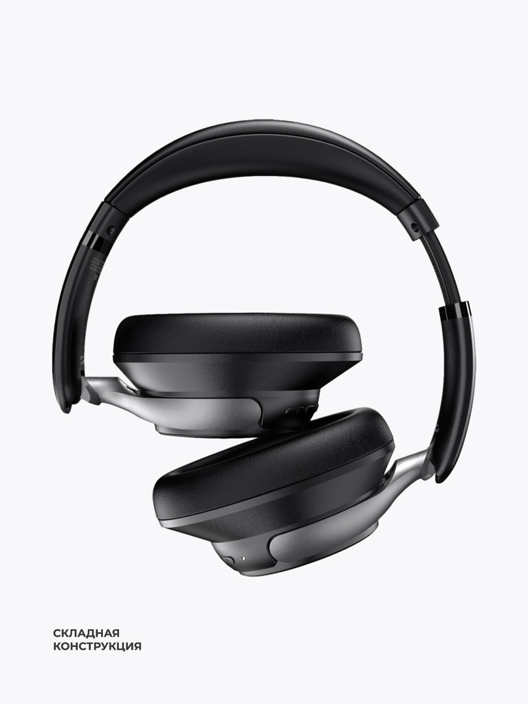 Беспроводные накладные наушники Stereo Core ANC, шумоподавление, bluetooth 6.0, 400 мАч