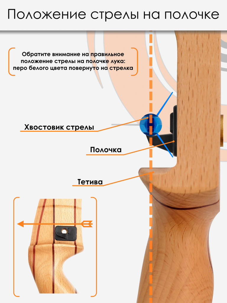 Лук рекурсивный Centershot Classic 68" 38# с комплектом