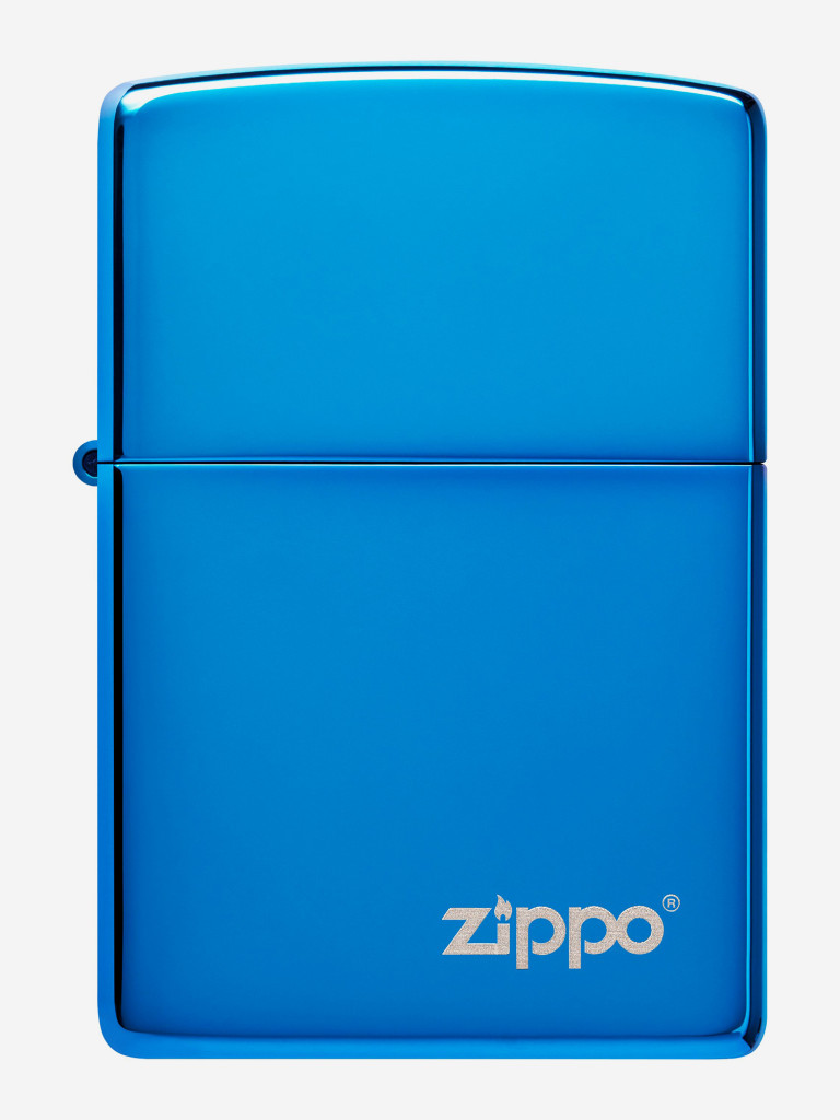 Зажигалка бензиновая ZIPPO 20446ZL Classic Logo High Polish Blue