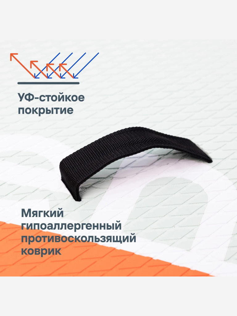 Надувная SUP-доска SIRENA MALIBU 11.0, 335*81*15см, двухслойная, с креплением для паруса и страховочным лишем