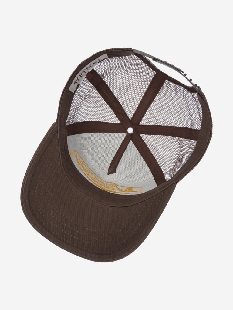 Бейсболка с сеточкой STETSON 7751103K TRUCKER CAP AMERICAN HERITAGE (коричневый)