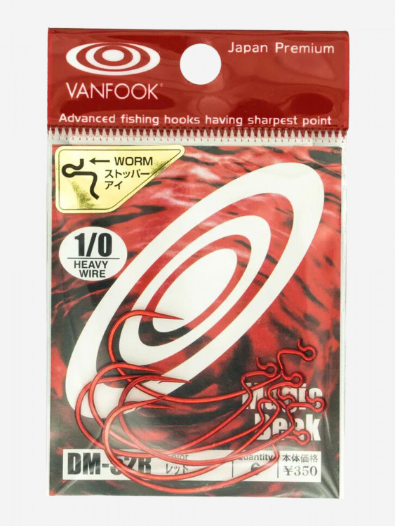 Крючки офсетные Vanfook DM-52B, #3/0