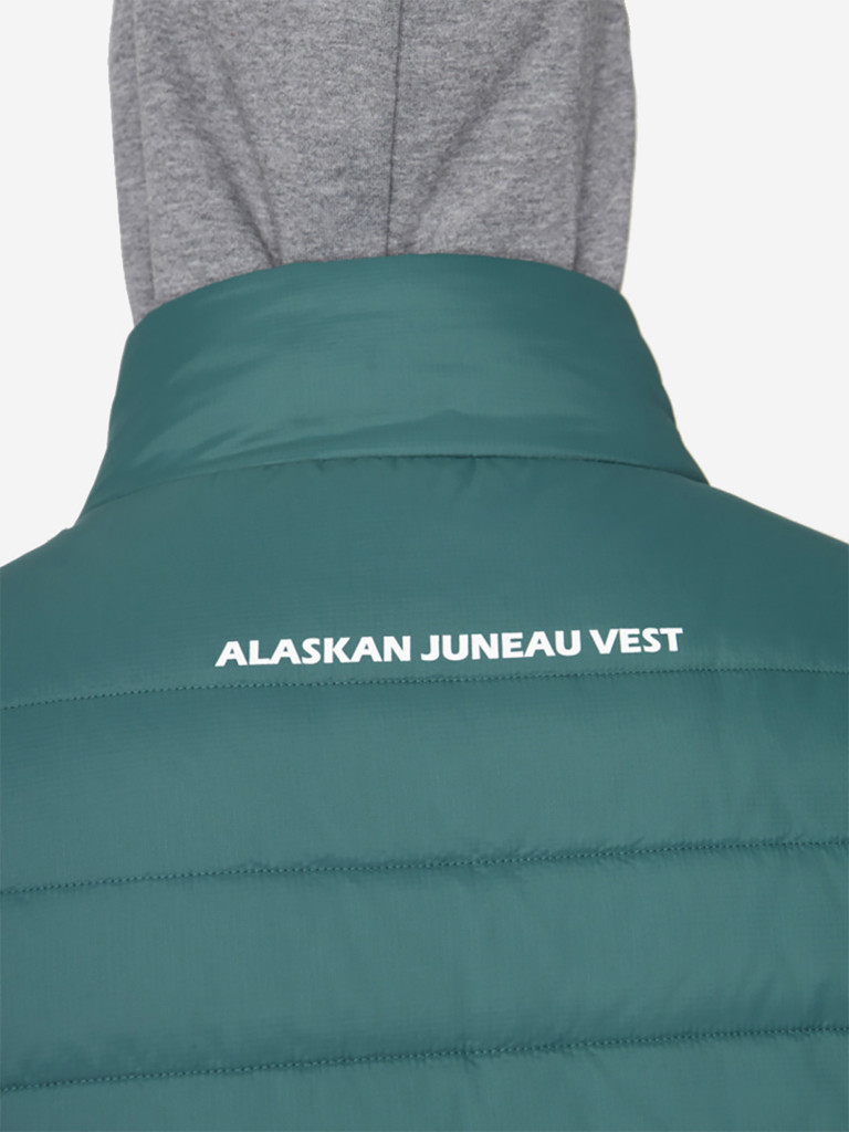 Жилет мужской Alaskan Juneau Vest Green утепленный стеганый для рыбалки и охоты