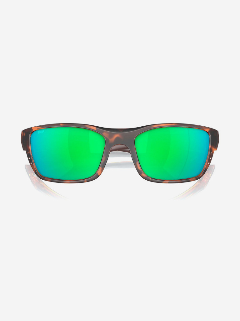 Очки поляризационные Costa Del Mar Whitetip 580P, M, narrow fit, matte retro tortoise/green mirror